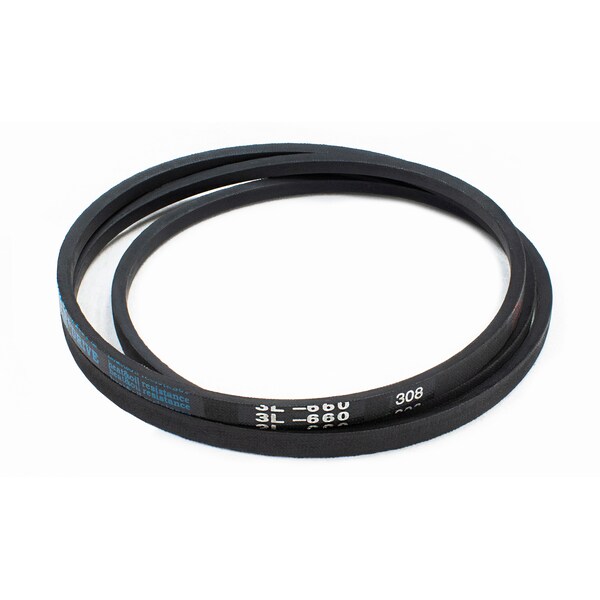 D&D 3L660 FHP V-Belt, 66 in Outside Length, 3/8 in Top Width, 7/32 in Thickness, 1 Ribs 3L660 - main